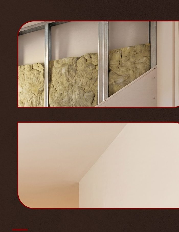 Paredes em drywall com isolamento acústico
